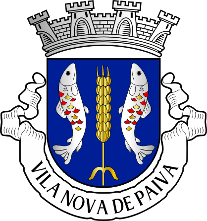 Brasão do Município de Vila Nova de Paiva - Vila Nova de Paiva municipal coat-of-arms Brasão do Município de Vila Nova de Paiva - Vila Nova de Paiva municipal coat-of-arms