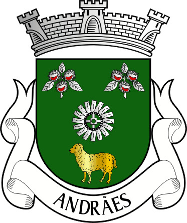 Brasão da freguesia de Andrães - Andrães civil parish, coat-of-arms