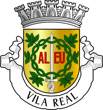 Brasão do Município de Vila Real - Vila Real municipal coat-of-arms Brasão do Município de Vila Real - Vila Real municipal coat-of-arms