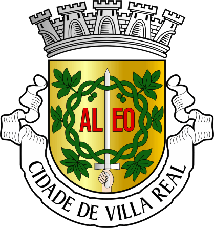 Brasão do Município de Vila Real - Vila Real municipal coat-of-arms Brasão do Município de Vila Real - Vila Real municipal coat-of-arms