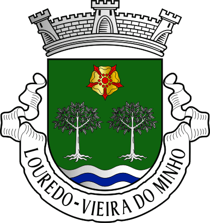 Brasão da freguesia de Louredo - Louredo civil parish, coat-of-arms Brasão da freguesia de Louredo - Louredo civil parish, coat-of-arms
