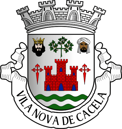 Brasão da freguesia de Vila Nova de Cacela - Vila Nova de Cacela civil parish, coat-of-arms Brasão da freguesia de Vila Nova de Cacela - Vila Nova de Cacela civil parish, coat-of-arms
