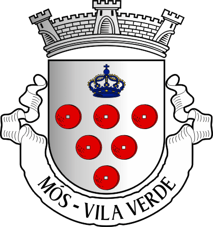 Brasão da antiga freguesia de Mós - Mós former civil parish, coat-of-arms Brasão da antiga freguesia de Mós - Mós former civil parish, coat-of-arms