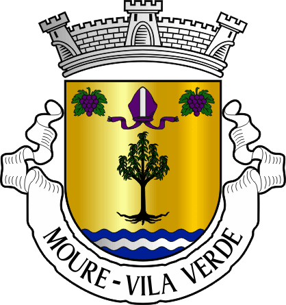 Brasão da freguesia de Moure - Moure civil parish, coat-of-arms Brasão da freguesia de Moure - Moure civil parish, coat-of-arms