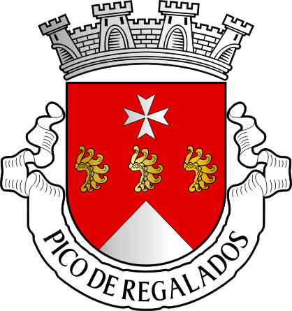 Brasão da antiga freguesia de Pico de Regalados - Pico de Regalados former civil parish, coat-of-arms Brasão da antiga freguesia de Pico de Regalados - Pico de Regalados former civil parish, coat-of-arms