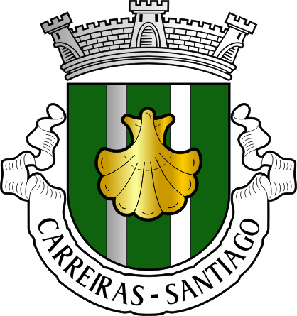 Brasão da antiga freguesia de Carreiras (Santiago) - Carreiras (Santiago) former civil parish, coat-of-arms Brasão da antiga freguesia de Carreiras (Santiago) - Carreiras (Santiago) former civil parish, coat-of-arms