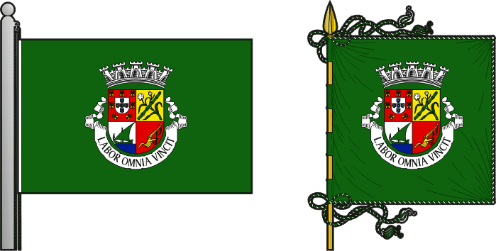 Bandeira e estandarte do Concelho de Moçâmedes municipal flag and banner Bandeira e estandarte do Concelho de Moçâmedes municipal flag and banner