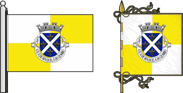 Bandeira e estandarte do Concelho do Zombo - Zombo municipal flag and banner Bandeira e estandarte do Concelho do Zombo - Zombo municipal flag and banner