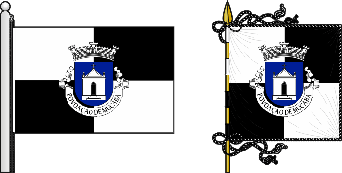 Bandeira e estandarte do Concelho de Quinzala - Quinzala municipality flag and banner Bandeira e estandarte do Concelho de Quinzala - Quinzala municipality flag and banner