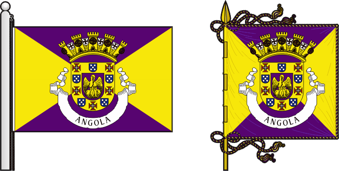 Proposta para a bandeira e estandarte da colónia de Angola - Angola colony flag and banner proposal Proposta para a bandeira e estandarte da colónia de Angola - Angola colony flag and banner proposal