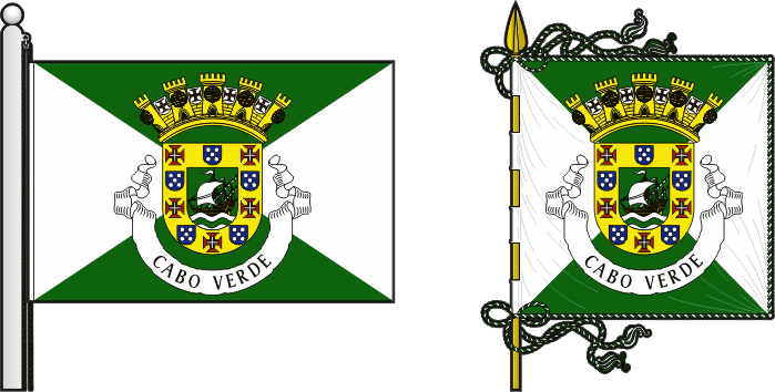 Proposta para a bandeira e estandarte da Colónia de Cabo Verde - Cape Verde colony flag and banner proposal Proposta para a bandeira e estandarte da Colónia de Cabo Verde - Cape Verde colony flag and banner proposal