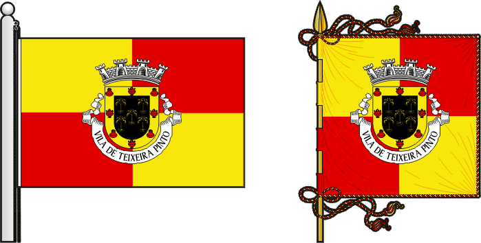 Bandeira e estandarte do Concelho de Cacheu - Cacheu municipal flag and banner Bandeira e estandarte do Concelho de Cacheu - Cacheu municipal flag and banner