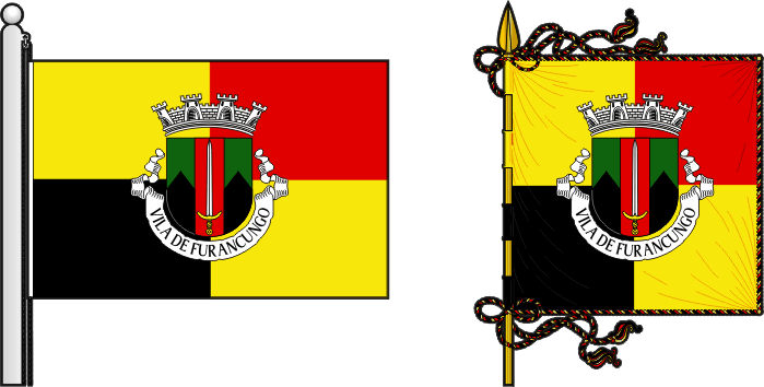 Bandeira e estandarte da circunscrição da Macanga - Macanga circunscription flag and banner Bandeira e estandarte da circunscrição da Macanga - Macanga circunscription flag and banner