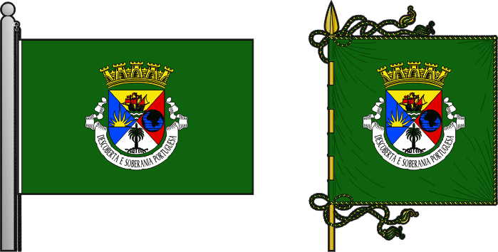 Bandeira e estandarte do Concelho de Lourenço Marques - Lourenço Marques municipality flag and banner Bandeira e estandarte do Concelho de Lourenço Marques - Lourenço Marques municipality flag and banner