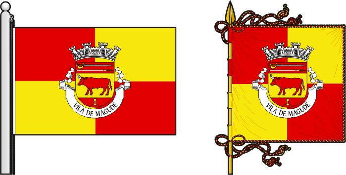 Bandeira e estandarte da Circunscrição de Magude - Magude circunscription flag and banner Bandeira e estandarte da Circunscrição de Magude - Magude circunscription flag and banner
