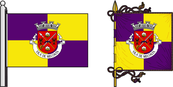 Bandeira e estandarte da Circunscrição de Meconta - Meconta circunscription flag and banner Bandeira e estandarte da Circunscrição de Meconta - Meconta circunscription flag and banner
