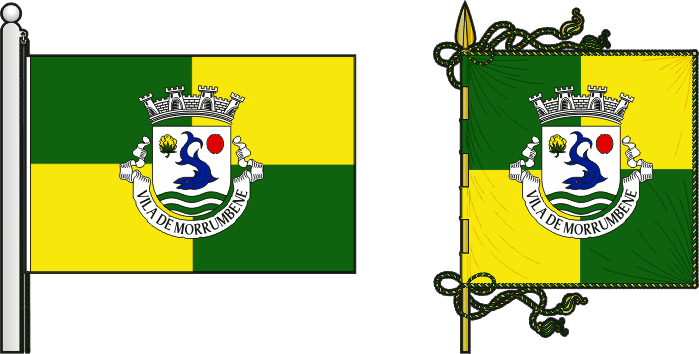 Bandeira e estandarte da Circunscrição de Morrumbene - Morrumbene circunscription flag and banner Bandeira e estandarte da Circunscrição de Morrumbene - Morrumbene circunscription flag and banner