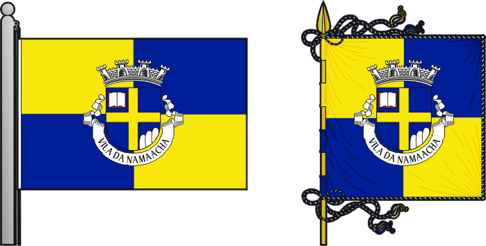 Bandeira e estandarte da Circunscrição da Namaacha - Namaacha circunscription flag and banner Bandeira e estandarte da Circunscrição da Namaacha - Namaacha circunscription flag and banner