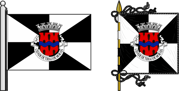 Bandeira e estandarte do Concelho do Baixo Limpopo - Baixo Limpopo municipal flag and banner Bandeira e estandarte do Concelho do Baixo Limpopo - Baixo Limpopo municipal flag and banner