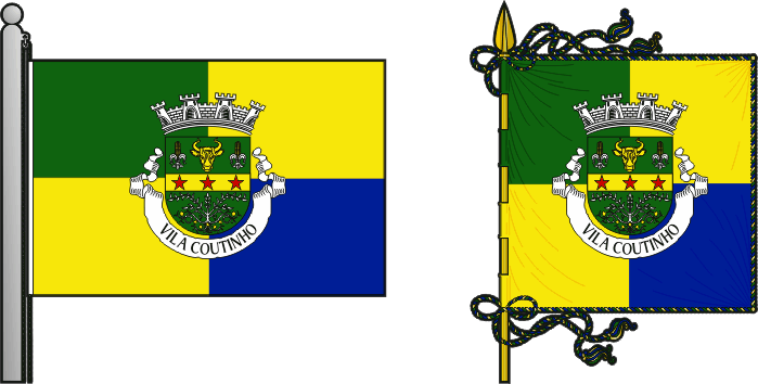 Bandeira e estandarte da circunscrição da Angónia - Angónia circunscription flag and banner Bandeira e estandarte da circunscrição da Angónia - Angónia circunscription flag and banner