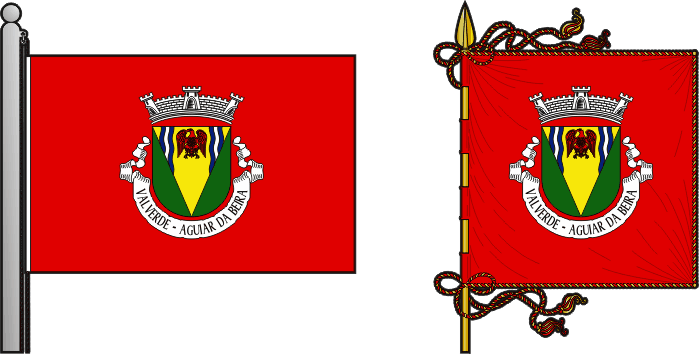 Bandeira e estandarte da antiga freguesia de Valverde - Valverde former civil parish, flag and banner Bandeira e estandarte da antiga freguesia de Valverde - Valverde former civil parish, flag and banner