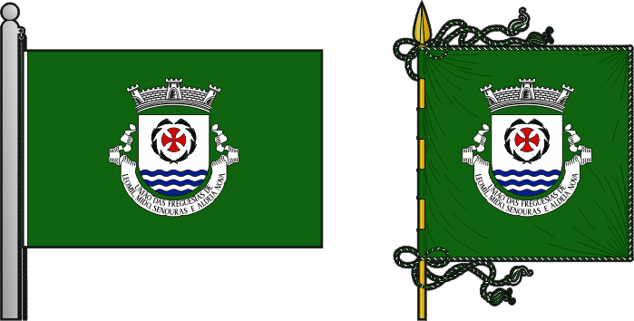 Bandeira e estandarte da União das freguesias de Leomil, Mido, Senouras e Aldeia Nova - Leomil, Mido, Senouras e Aldeia Nova civil parishes union flag and banner Bandeira e estandarte da União das freguesias de Leomil, Mido, Senouras e Aldeia Nova - Leomil, Mido, Senouras e Aldeia Nova civil parishes union flag and banner