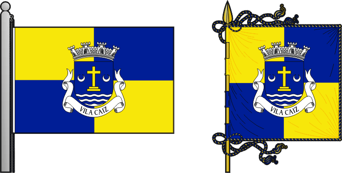 Bandeira e estandarte da freguesia de Vila Caiz - Vila Caiz civil parish, flag and banner Bandeira e estandarte da freguesia de Vila Caiz - Vila Caiz civil parish, flag and banner