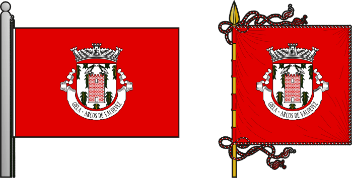 Bandeira e estandarte da antiga freguesia de Giela - Giela former civil parish, flag and banner Bandeira e estandarte da antiga freguesia de Giela - Giela former civil parish, flag and banner
