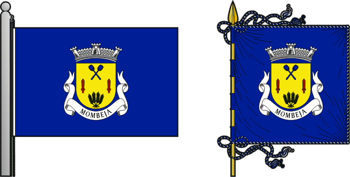 Bandeira e estandarte da antiga freguesia de Mombeja - Mombeja former civil parish, flag and banner Bandeira e estandarte da antiga freguesia de Mombeja - Mombeja former civil parish, flag and banner