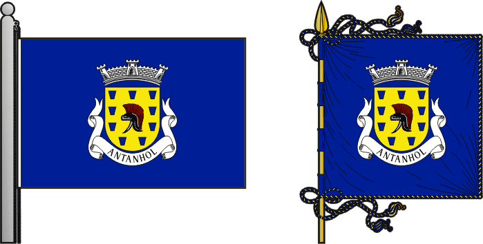 Bandeira e estandarte da antiga freguesia de Antanhol - Antanhol former civil parish, flag and banner Bandeira e estandarte da antiga freguesia de Antanhol - Antanhol former civil parish, flag and banner