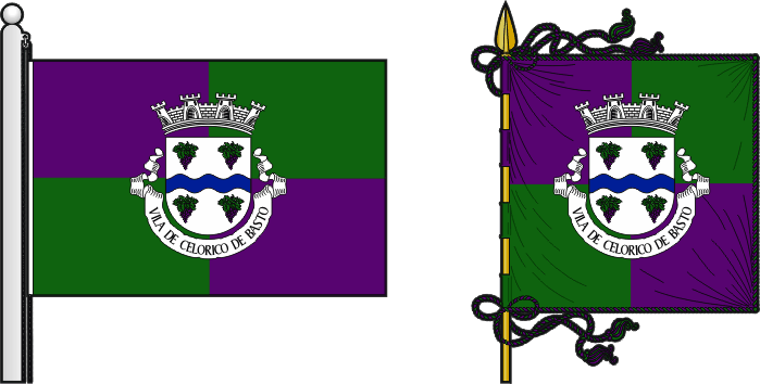 Proposta para a bandeira e estandarte do Município de Celorico de Basto - Celorico de Basto municipal flag and banner proposal Proposta para a bandeira e estandarte do Município de Celorico de Basto - Celorico de Basto municipal flag and banner proposal