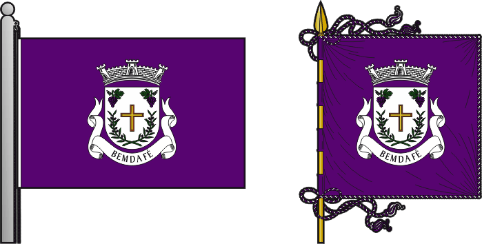 Bandeira e estandarte da antiga freguesia de Bem da Fé - Bem da Fé former civil parish, flag and banner Bandeira e estandarte da antiga freguesia de Bem da Fé - Bem da Fé former civil parish, flag and banner