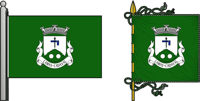 Proposta para a bandeira e estandarte da Freguesia de Lamas - Lamas civil parish, flag and banner proposal Proposta para a bandeira e estandarte da Freguesia de Lamas - Lamas civil parish, flag and banner proposal