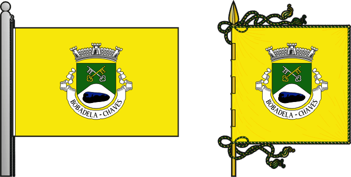 Bandeira e estandarte da antiga freguesia de Bobadela - Bobadela former civil parish, flag and banner Bandeira e estandarte da antiga freguesia de Bobadela - Bobadela former civil parish, flag and banner