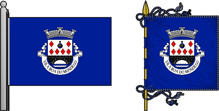 Bandeira e estandarte da antiga freguesia de Vila Boa do Mondego - Vila Boa do Mondego former civil parish, flag and banner Bandeira e estandarte da antiga freguesia de Vila Boa do Mondego - Vila Boa do Mondego former civil parish, flag and banner