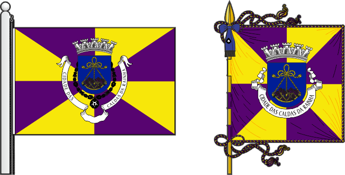Proposta para a bandeira e estandarte do Município das Caldas da Rainha - Caldas da Rainha municipal flag and banner proposal Proposta para a bandeira e estandarte do Município das Caldas da Rainha - Caldas da Rainha municipal flag and banner proposal