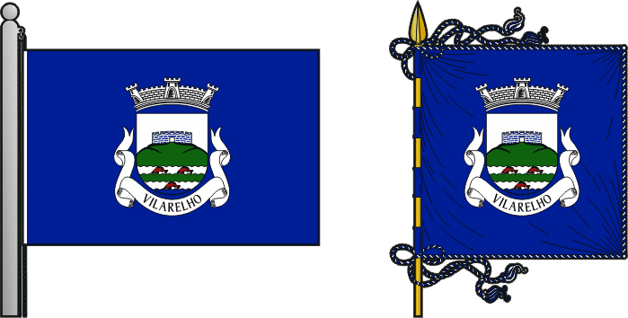 Bandeira e estandarte da antiga freguesia de Vilarelho - Vilarelho former civil parish, flag and banner Bandeira e estandarte da antiga freguesia de Vilarelho - Vilarelho former civil parish, flag and banner