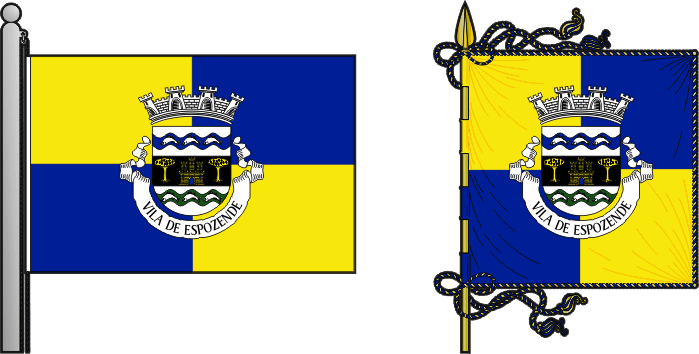 Primeira proposta para a bandeira e estandarte do Município de Esposende - Esposende municipal flag and bannerfirst proposal Primeira proposta para a bandeira e estandarte do Município de Esposende - Esposende municipal flag and bannerfirst proposal