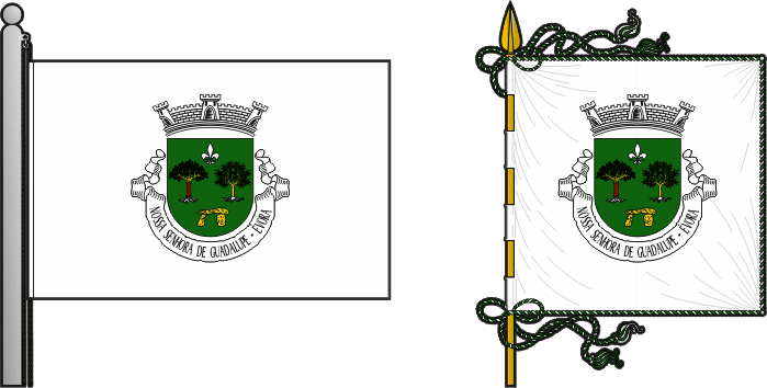 Bandeira e estandarte da antiga freguesia de Nossa Senhora de Guadalupe - Nossa Senhora de Guadalupe former civil parish, flag and banner Bandeira e estandarte da antiga freguesia de Nossa Senhora de Guadalupe - Nossa Senhora de Guadalupe former civil parish, flag and banner