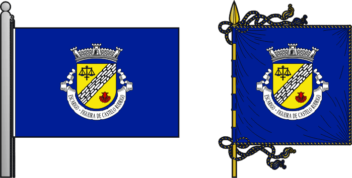 Bandeira e estandarte da antiga freguesia de Escarigo - Escarigo former civil parish, flag and banner Bandeira e estandarte da antiga freguesia de Escarigo - Escarigo former civil parish, flag and banner