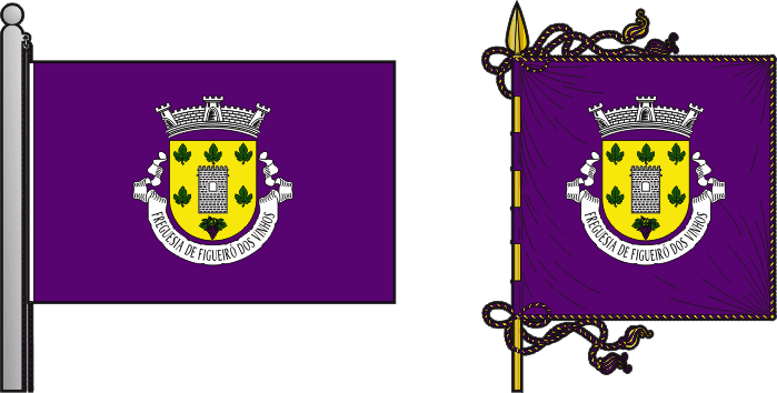 Bandeira e estandarte da antiga freguesia de Figueiró dos Vinhos - Figueiró dos Vinhos former civil parish, flag and banner Bandeira e estandarte da antiga freguesia de Figueiró dos Vinhos - Figueiró dos Vinhos former civil parish, flag and banner