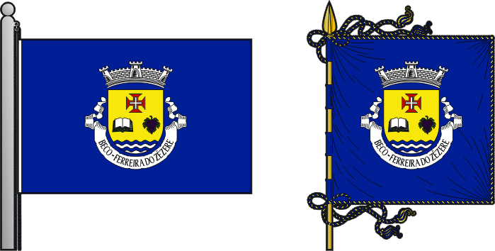 Bandeira e estandarte da freguesia de Beco - Beco civil parish, flag and banner Bandeira e estandarte da freguesia de Beco - Beco civil parish, flag and banner