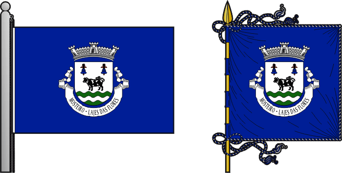 Bandeira e estandarte da freguesia de Mosteiro - Mosteiro civil parish, flag and banner Bandeira e estandarte da freguesia de Mosteiro - Mosteiro civil parish, flag and banner