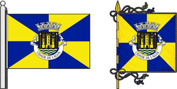 Proposta para a bandeira e estandarte do Município de Lagos - Lagos municipal flag and banner proposal Proposta para a bandeira e estandarte do Município de Lagos - Lagos municipal flag and banner proposal