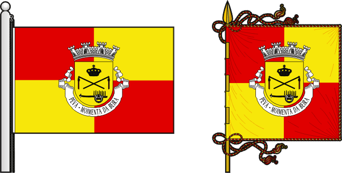 Bandeira e estandarte da antiga freguesia de Peva - Peva former civil parish, flag and banner Bandeira e estandarte da antiga freguesia de Peva - Peva former civil parish, flag and banner