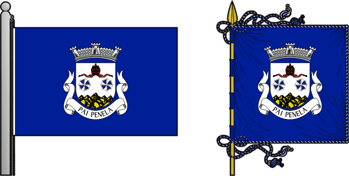 Bandeira e estandarte da antiga freguesia de Pai Penela - Pai Penela former civil parish, flag and banner Bandeira e estandarte da antiga freguesia de Pai Penela - Pai Penela former civil parish, flag and banner