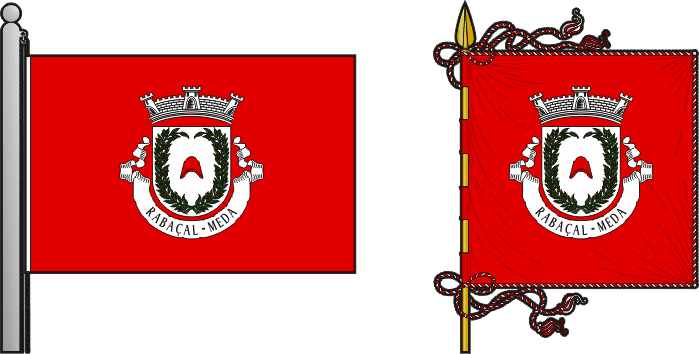 Bandeira e estandarte da freguesia de Rabaçal - Rabaçal civil parish, flag and banner Bandeira e estandarte da freguesia de Rabaçal - Rabaçal civil parish, flag and banner