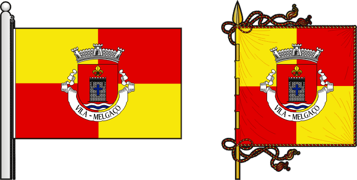 Bandeira e estandarte da antiga freguesia de Vila - Vila former civil parish, flag and banner Bandeira e estandarte da antiga freguesia de Vila - Vila former civil parish, flag and banner