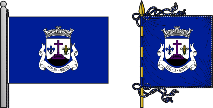 Bandeira e estandarte da antiga freguesia de Atalaia - Atalaia former civil parish, flag and banner