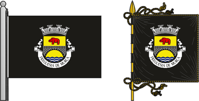 Bandeira e estandarte da freguesia de Murça - Murça civil parish, flag and banner Bandeira e estandarte da freguesia de Murça - Murça civil parish, flag and banner